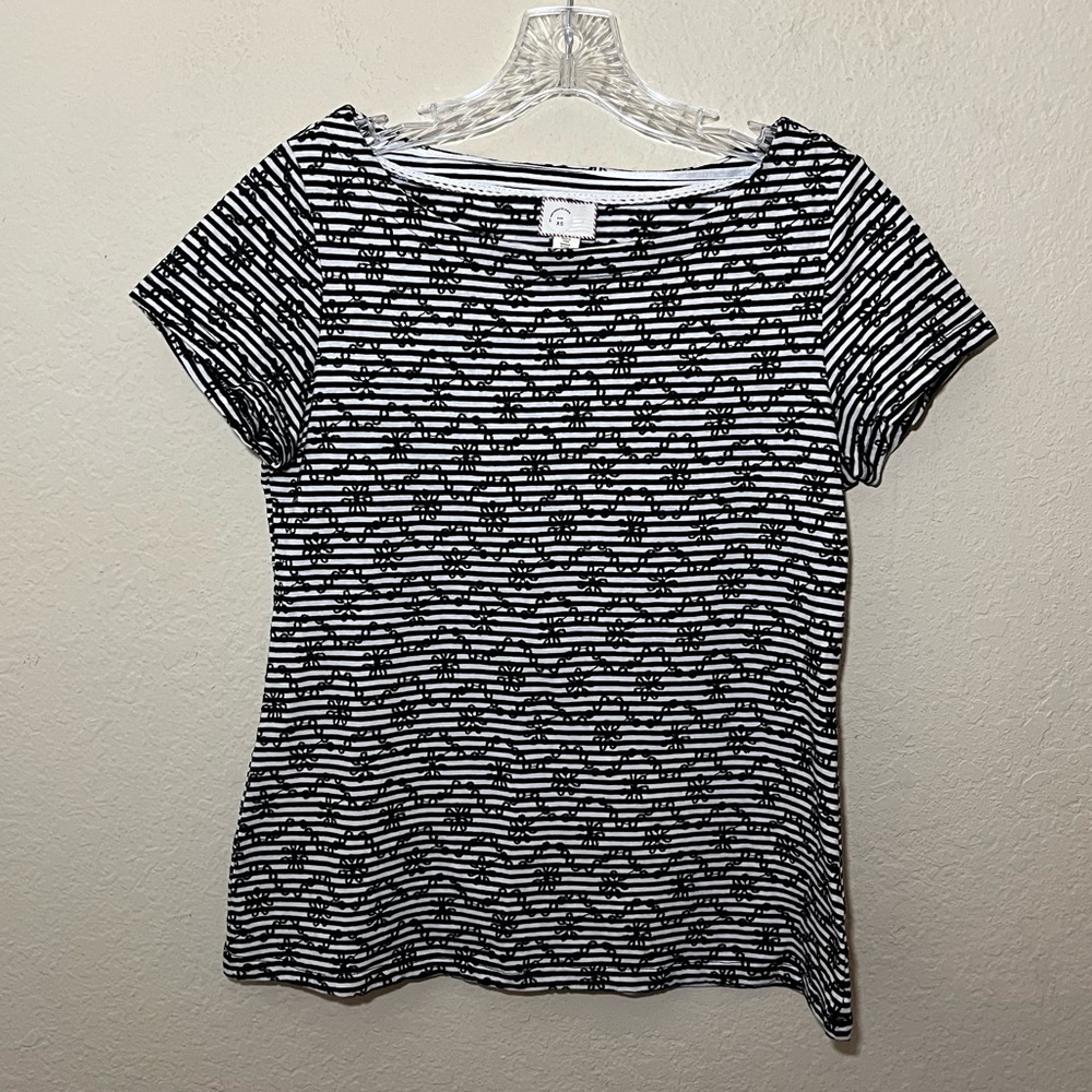 Postmark Anthropologie Bennett Embroidered Top